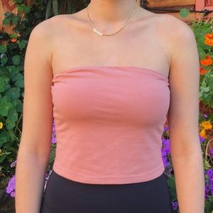 🌸SOLD🌸Salmon-pink tube top!